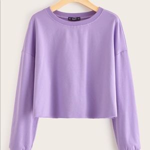 Cropped sweatshirt